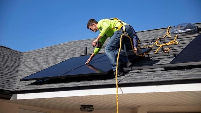 solar power installation